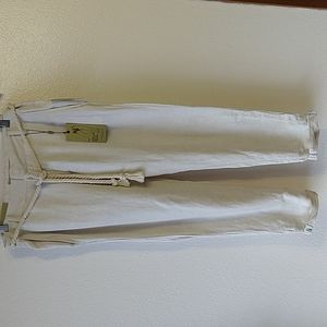 Max Studio Max Jeans Derby Shire Rolled Trousers Linen Blend 6